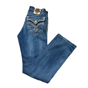 Men's Rock Revival Blue Jeans